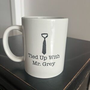 Coffee Mug” Tied Up With Mr Grey” Enjoy your morning coffee with Mr Grey